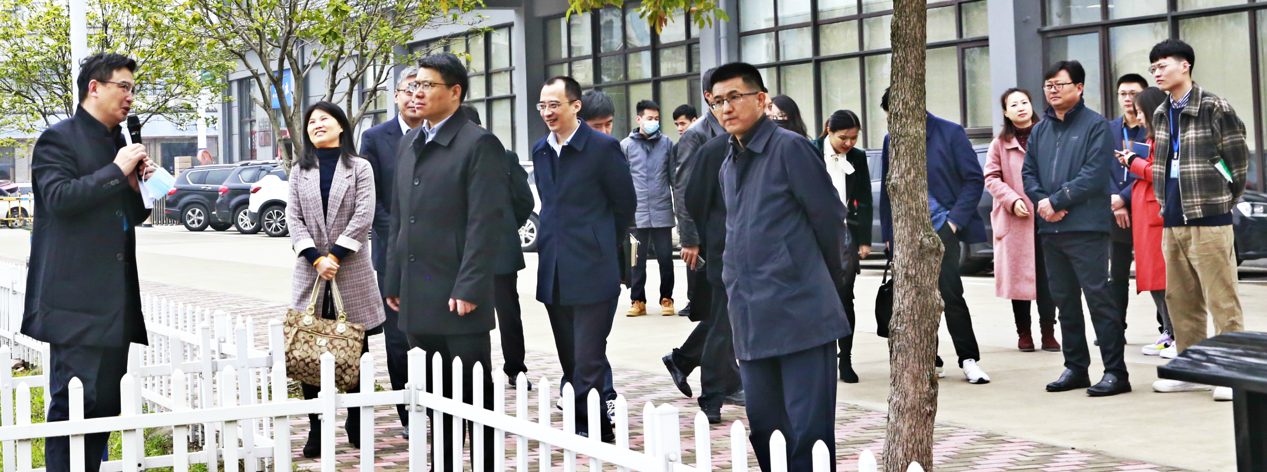 合肥市政府副市長龔春剛一行蒞臨中水三立調研指導