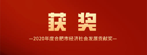 又得一獎！中水三立喜獲2020年度合肥市經(jīng)濟(jì)社會發(fā)展貢獻(xiàn)獎