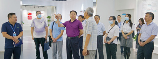 ?湖北省生態(tài)環(huán)境廳科合處處長張忠華一行蒞臨中水三立調(diào)研指導(dǎo)